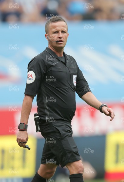 030819 - Wigan Athletic v Cardiff City - Sky Bet Championship - Referee David Webb