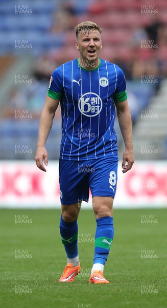 030819 - Wigan Athletic v Cardiff City - Sky Bet Championship - Lee Evans of Wigan Athletic 
