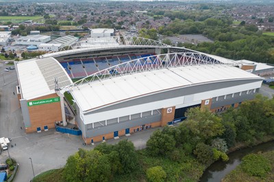 270925 - Wigan Athletic v Cardiff City - Sky Bet League 1 -  A general aerial view of The Brick Community Stadium, Home of Wigan Athletic