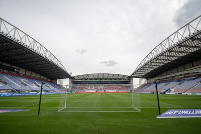 270925 - Wigan Athletic v Cardiff City - Sky Bet League 1 - A general view of The Brick Community Stadium, Home of Wigan Athletic