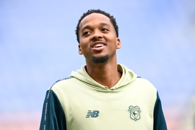 270925 - Wigan Athletic v Cardiff City - Sky Bet League 1 -  Chris Willock of Cardiff City