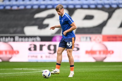 270925 - Wigan Athletic v Cardiff City - Sky Bet League 1 -  Dylan Lawlor of Cardiff City during the pre-game warmup