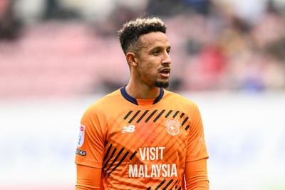 270925 - Wigan Athletic v Cardiff City - Sky Bet League 1 -  Callum Robinson of Cardiff City