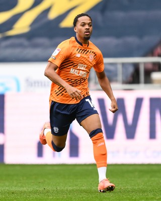 270925 - Wigan Athletic v Cardiff City - Sky Bet League 1 -  Chris Willock of Cardiff City