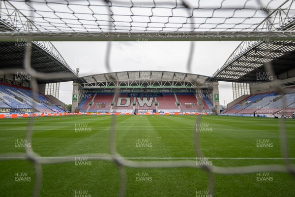 270925 - Wigan Athletic v Cardiff City - Sky Bet League 1 - A general view of The Brick Community Stadium, Home of Wigan Athletic