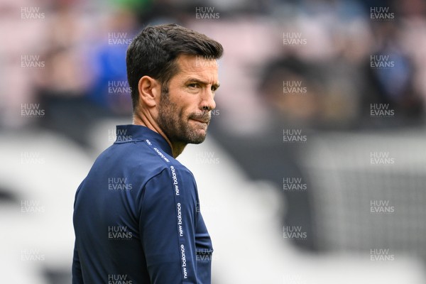 270925 - Wigan Athletic v Cardiff City - Sky Bet League 1 -   Brian Barry-Murphy, Manager of Cardiff City,