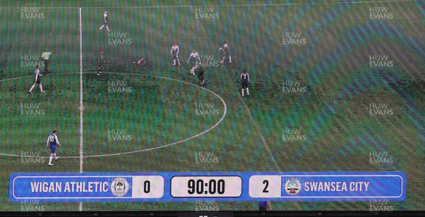 100423 - Wigan Athletic v Swansea City - Sky Bet Championship - Final score