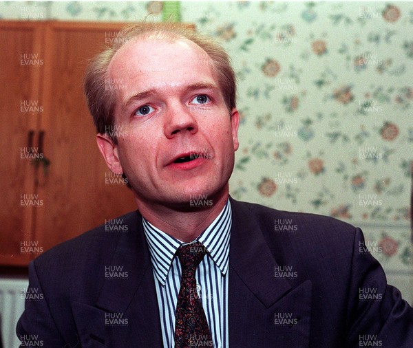 070795 - New Secretary of State for Wales, William Hague, at press conference in Newport today 