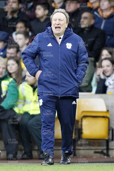 020319 - Wolverhampton Wanderers v Cardiff City, Premier League - Cardiff City Manager Neil Warnock during the match