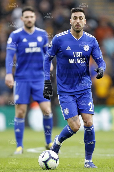 020319 - Wolverhampton Wanderers v Cardiff City, Premier League - Victor Camarasa of Cardiff City