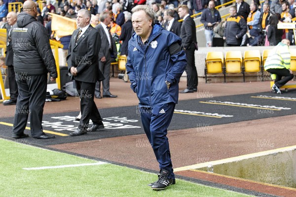 190817 - Wolverhampton Wanderers v Cardiff City, EFL Championship - Cardiff City Manager Neil Warnock before the match