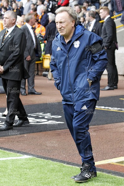 190817 - Wolverhampton Wanderers v Cardiff City, EFL Championship - Cardiff City Manager Neil Warnock before the match