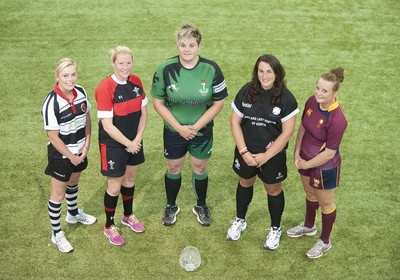 210813 - Womens Rugby - League Launch - Pictured at the launch of the Womens Rugby League are LtR: