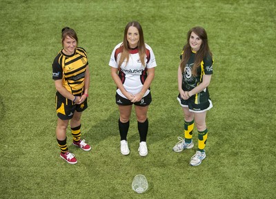 210813 - Womens Rugby - League Launch - Pictured at the launch of the Womens Rugby League are LtR: 