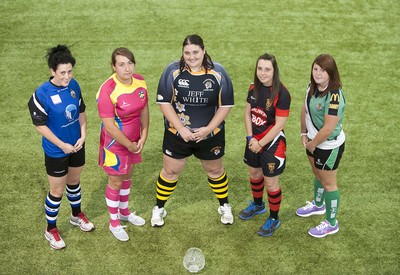 210813 - Womens Rugby - League Launch - Pictured at the launch of the Womens Rugby League are LtR: