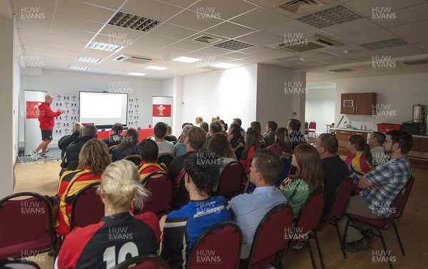 210813 - Womens Rugby - League Launch - Pictured at the launch of the Womens Rugby League are LtR: