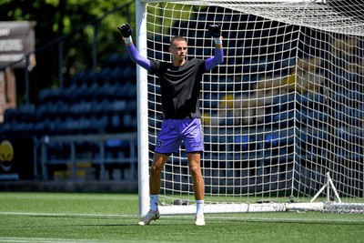 120725 - Worcester City v Newport County - Preseason Friendly - Nik Tzanev of Newport County