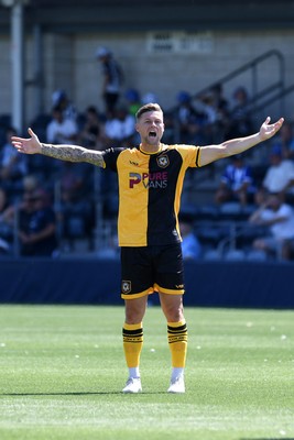 120725 - Worcester City v Newport County - Preseason Friendly - James Clarke of Newport County