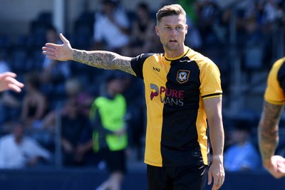 120725 - Worcester City v Newport County - Preseason Friendly - James Clarke of Newport County
