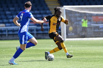 120725 - Worcester City v Newport County - Preseason Friendly - Michael Reindorf of Newport County