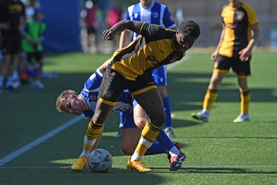120725 - Worcester City v Newport County - Preseason Friendly - Bobby Kamwa of Newport County