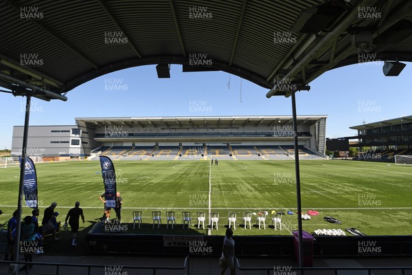 120725 - Worcester City v Newport County - Preseason Friendly - A general view of the Sixways stadium ahead of the match