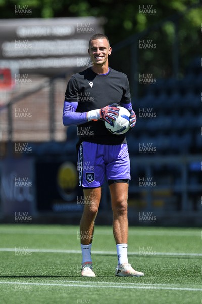 120725 - Worcester City v Newport County - Preseason Friendly - Nik Tzanev of Newport County