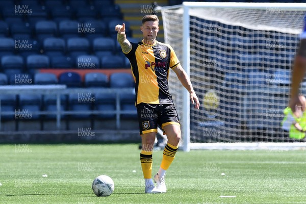 120725 - Worcester City v Newport County - Preseason Friendly - James Clarke of Newport County