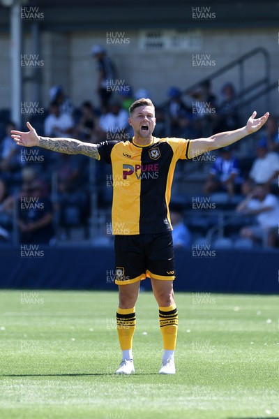 120725 - Worcester City v Newport County - Preseason Friendly - James Clarke of Newport County