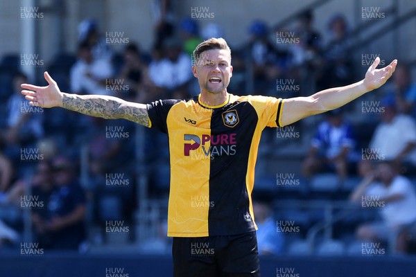 120725 - Worcester City v Newport County - Preseason Friendly - James Clarke of Newport County