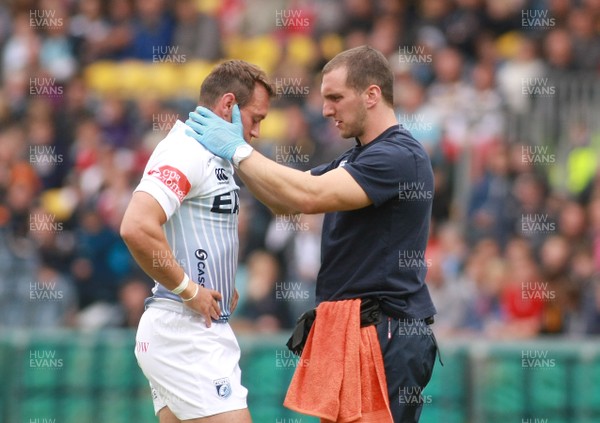 170813 Worcester v Cardiff Blues - Pre-season friendly -Blues' physio Ben Warburton 