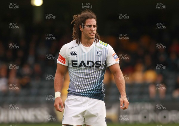 170813 Worcester v Cardiff Blues - Pre-season friendly -Blues' Josh Navidi