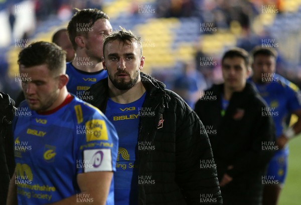 071219 - Worcester Warriors v Dragons - European Rugby Challenge Cup - Ollie Griffiths of Dragons at full time