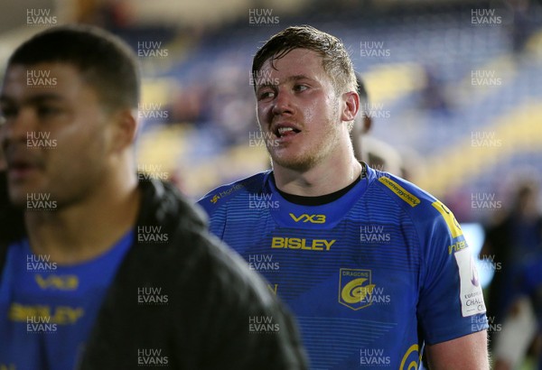 071219 - Worcester Warriors v Dragons - European Rugby Challenge Cup - Matthew Screech of Dragons at full time