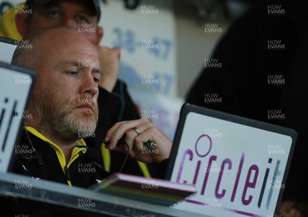 150814 - Worcester Warriors v Ospreys - Preseason friendly - Ospreys head coach Steve Tandy