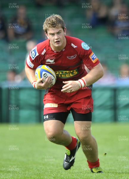 180812 - Worcester v Scarlets - Pre Season Friendly -  Scarlets' Rhodri Jones   