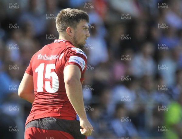 180812 - Worcester v Scarlets - Pre Season Friendly -  Scarlets' Jordan Williams  