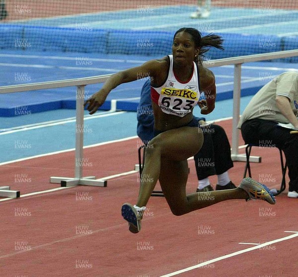 150303 - IAAF World Indoor Championships - Ashia Hansen leaps to victory in the Triple Jump