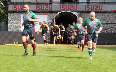 220525 - Wrexham Rhinos v Combined Swansea Vikings and Cardiff Lions team, International Gay Rugby match - Wrexham Rhinos and Swansea Vikings and Cardiff Lions Combined compete at Rodney Parade