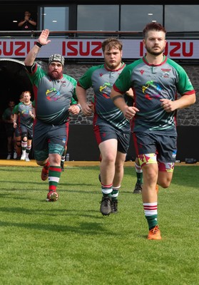 220525 - Wrexham Rhinos v Combined Swansea Vikings and Cardiff Lions team, International Gay Rugby match - Wrexham Rhinos and Swansea Vikings and Cardiff Lions Combined compete at Rodney Parade