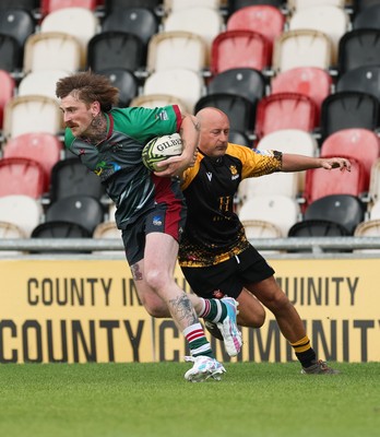 220525 - Wrexham Rhinos v Combined Swansea Vikings and Cardiff Lions team, International Gay Rugby match - Wrexham Rhinos and Swansea Vikings and Cardiff Lions Combined compete at Rodney Parade
