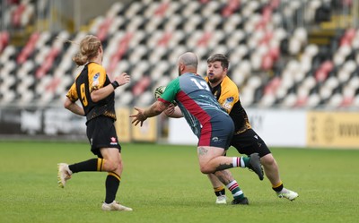 220525 - Wrexham Rhinos v Combined Swansea Vikings and Cardiff Lions team, International Gay Rugby match - Wrexham Rhinos and Swansea Vikings and Cardiff Lions Combined compete at Rodney Parade