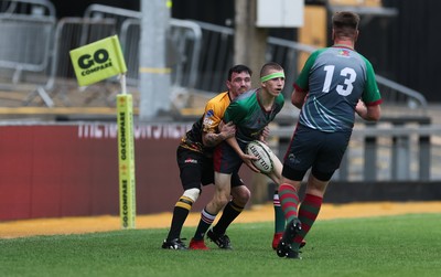 220525 - Wrexham Rhinos v Combined Swansea Vikings and Cardiff Lions team, International Gay Rugby match - Wrexham Rhinos and Swansea Vikings and Cardiff Lions Combined compete at Rodney Parade