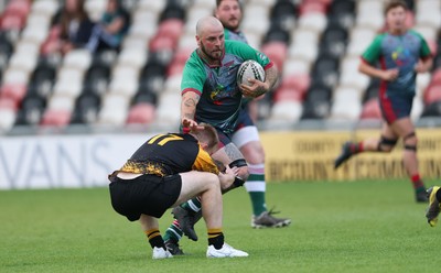 220525 - Wrexham Rhinos v Combined Swansea Vikings and Cardiff Lions team, International Gay Rugby match - Wrexham Rhinos and Swansea Vikings and Cardiff Lions Combined compete at Rodney Parade