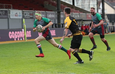 220525 - Wrexham Rhinos v Combined Swansea Vikings and Cardiff Lions team, International Gay Rugby match - Wrexham Rhinos and Swansea Vikings and Cardiff Lions Combined compete at Rodney Parade