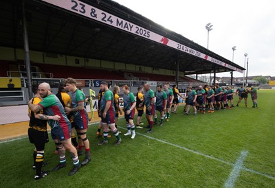 220525 - Wrexham Rhinos v Combined Swansea Vikings and Cardiff Lions team, International Gay Rugby match - Wrexham Rhinos and Swansea Vikings and Cardiff Lions Combined compete at Rodney Parade