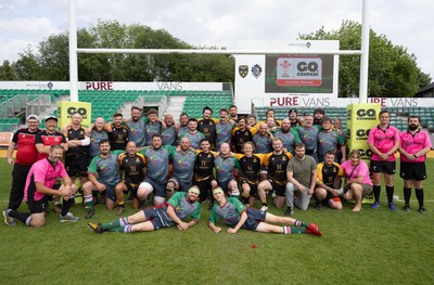 220525 - Wrexham Rhinos v Combined Swansea Vikings and Cardiff Lions team, International Gay Rugby match - Wrexham Rhinos and Swansea Vikings and Cardiff Lions Combined compete at Rodney Parade