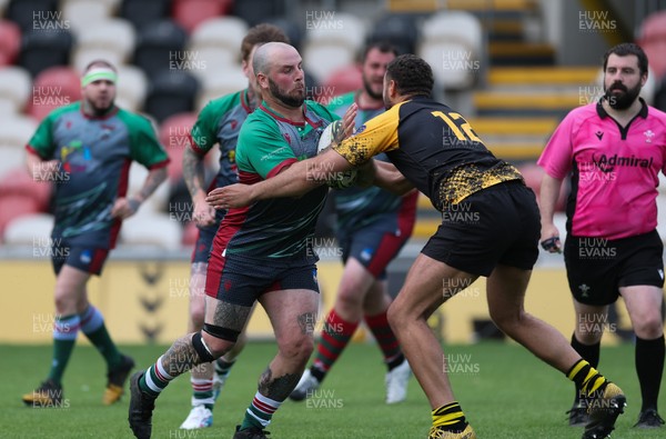 220525 - Wrexham Rhinos v Combined Swansea Vikings and Cardiff Lions team, International Gay Rugby match - Wrexham Rhinos and Swansea Vikings and Cardiff Lions Combined compete at Rodney Parade