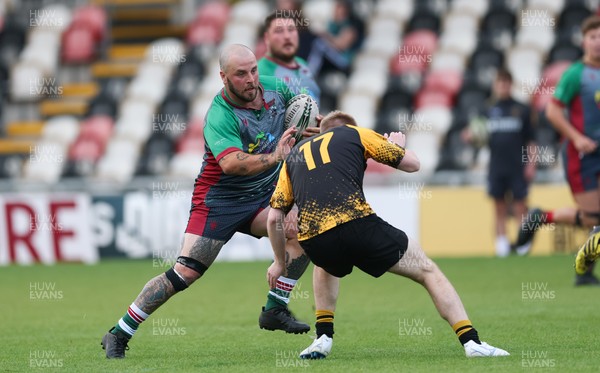220525 - Wrexham Rhinos v Combined Swansea Vikings and Cardiff Lions team, International Gay Rugby match - Wrexham Rhinos and Swansea Vikings and Cardiff Lions Combined compete at Rodney Parade