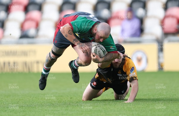 220525 - Wrexham Rhinos v Combined Swansea Vikings and Cardiff Lions team, International Gay Rugby match - Wrexham Rhinos and Swansea Vikings and Cardiff Lions Combined compete at Rodney Parade